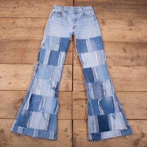 What We Used To Wear – Patchwork Jeans | Once Upon a Time in The '70s